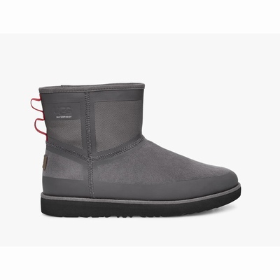 Botas UGG Classic Mini Urban Tech Waterproof Homem Cinzentas Escuro | PT-LBFIC